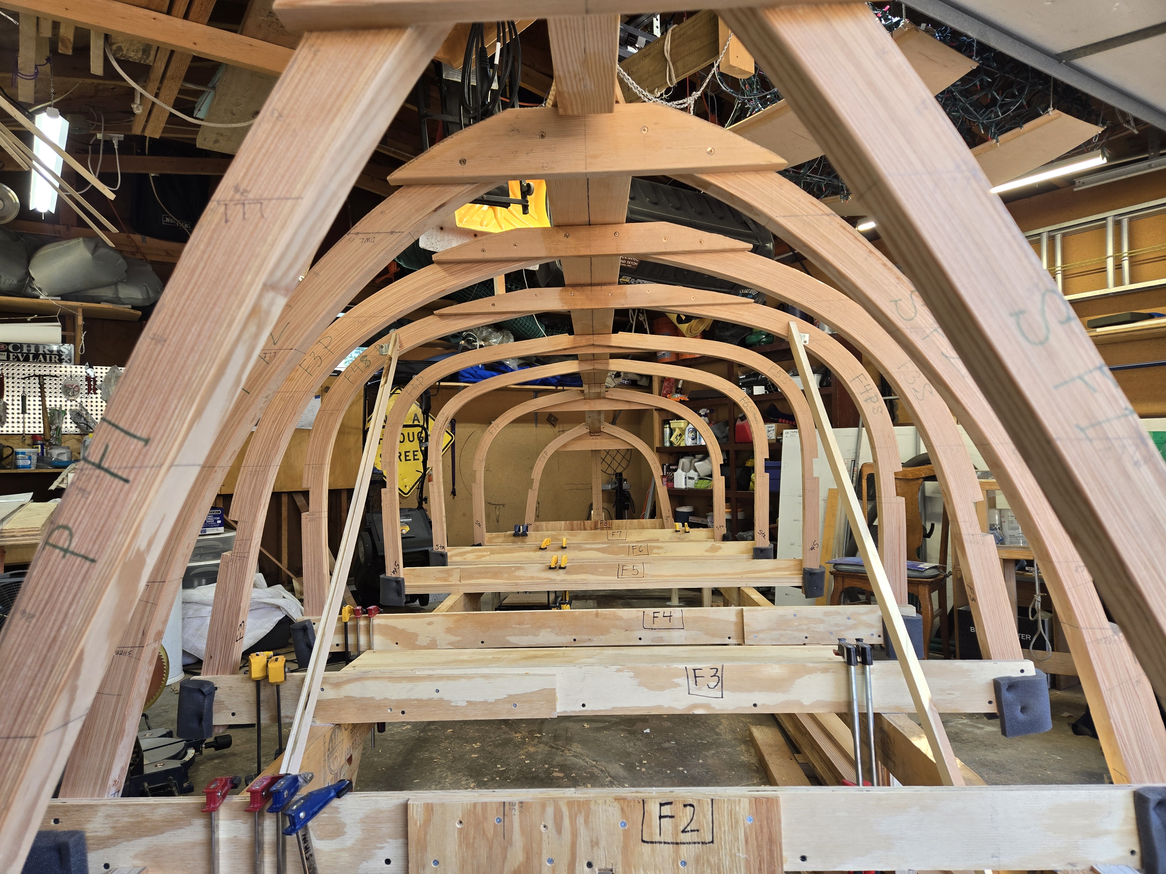 Inside view of the frames