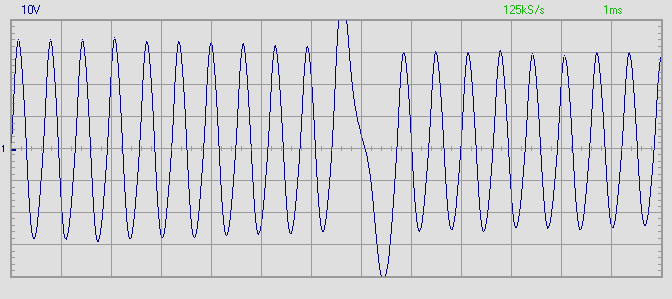 CKP sensor output signal