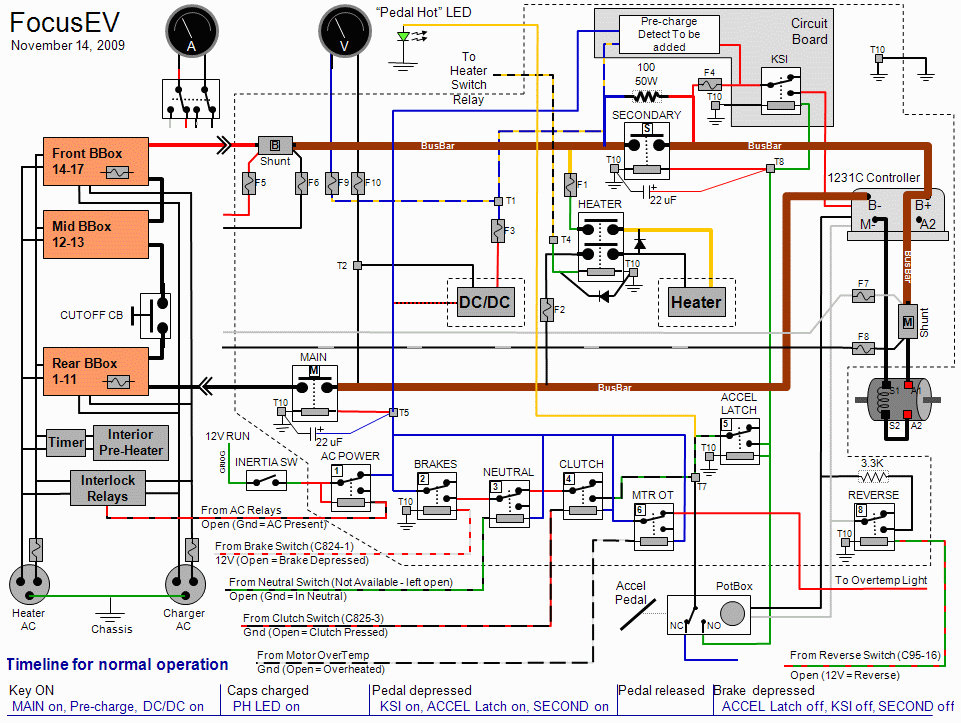 FocusEV wiring diagram